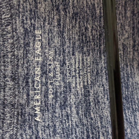 American Eagle V-Neck Soft & Sexy Plush Sweater - Picture 2 of 5